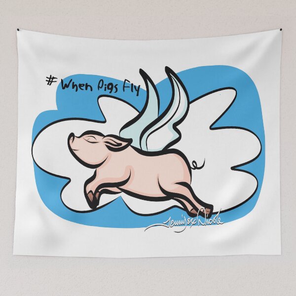 Item preview, #When Pigs Fly by Art In The Garage designed and sold by Art In The Garage.