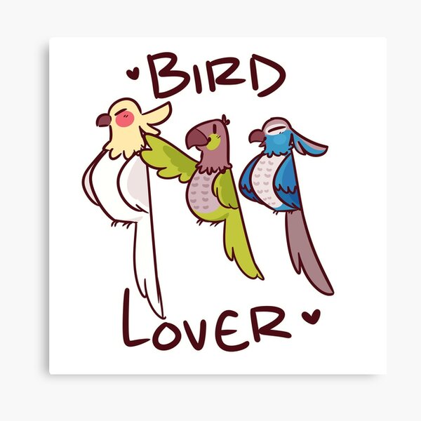 "Bird Lover" Canvas Print for Sale by ArtisticEternal Redbubble