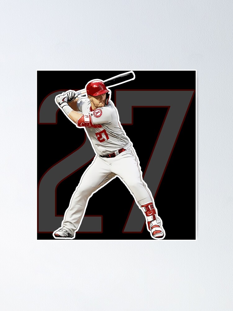 MT27 Mike Trout LA Angels/Design For Fans Poster for Sale by