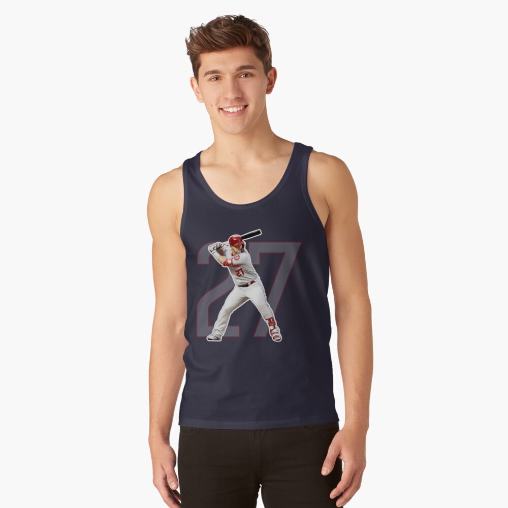 Topps Baseball Mike Trout Angels Tee Shirt Hoodie Tank-Top Quotes