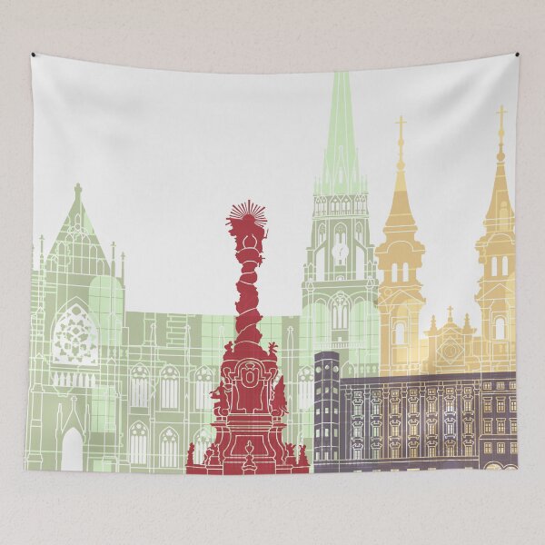 Item preview, Linz skyline poster designed and sold by paulrommer.