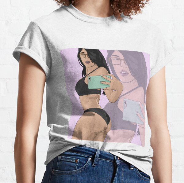 Mia khalifa pornstar T-shirt classique