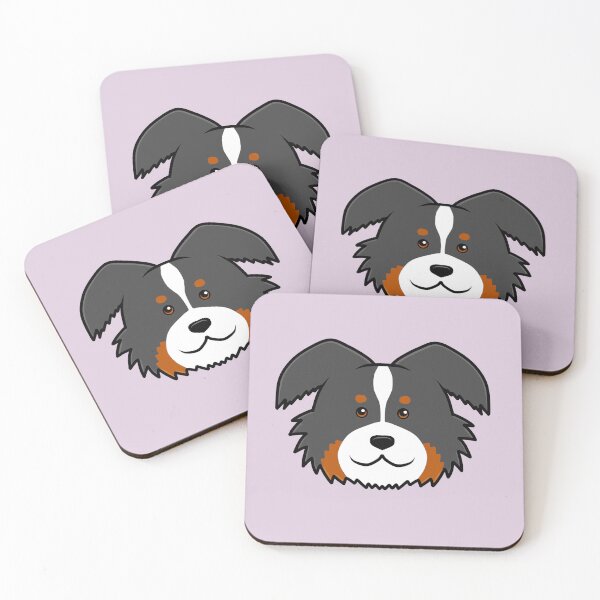 Item preview, Toy Aussie Shepherd Face designed and sold by JoAnnRaptorGirl.