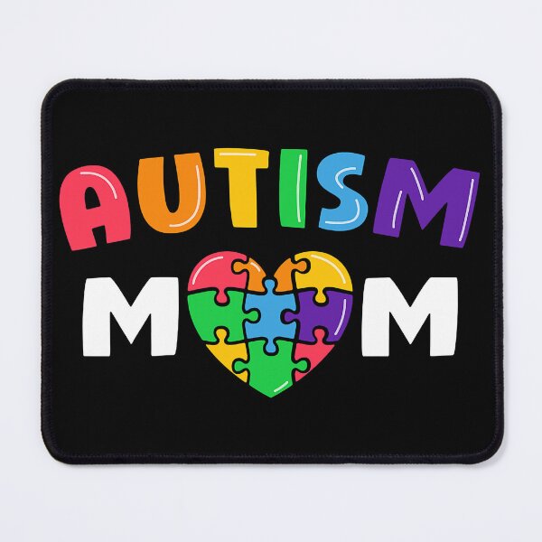 Item preview, Autism Mom Heart Autism Awareness designed and sold by DerryReinhard.