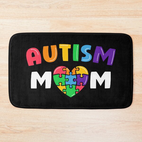 Item preview, Autism Mom Heart Autism Awareness designed and sold by DerryReinhard.