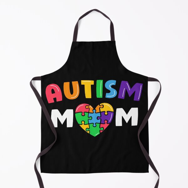 Item preview, Autism Mom Heart Autism Awareness designed and sold by DerryReinhard.