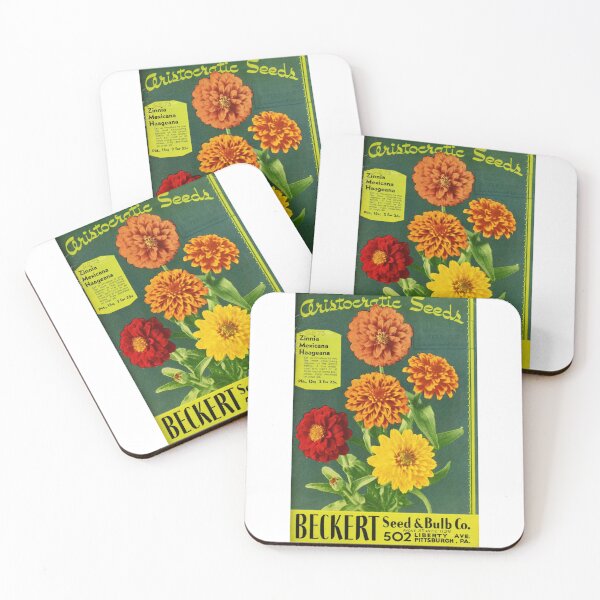 Item preview, Vintage Beckert Seed & Bulb Co. Zinnia Packet designed and sold by MochaMeli.