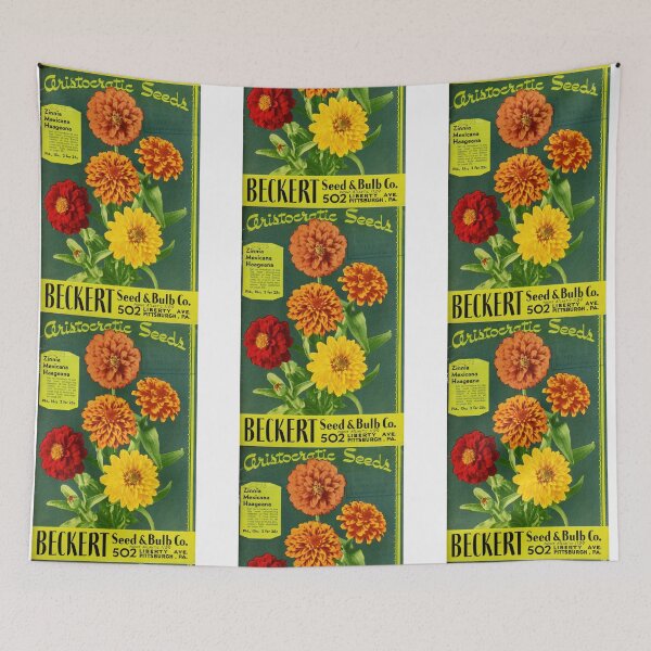 Item preview, Vintage Beckert Seed & Bulb Co. Zinnia Packet designed and sold by MochaMeli.