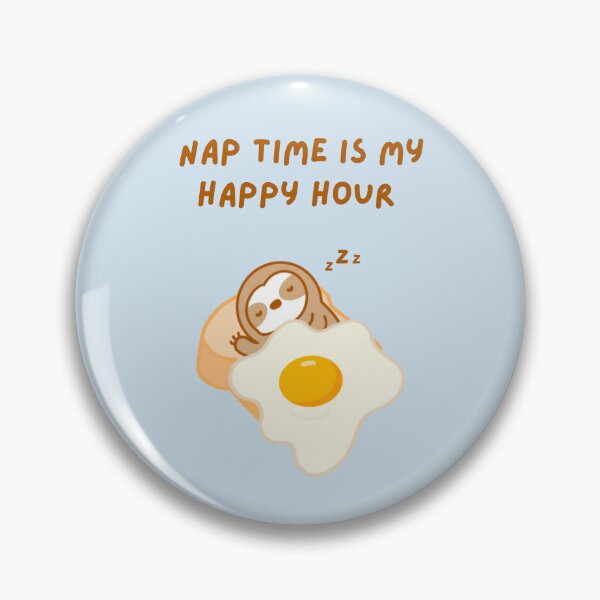 Item preview, Nap Time is My Happy Hour Sloth designed and sold by theslothinme.