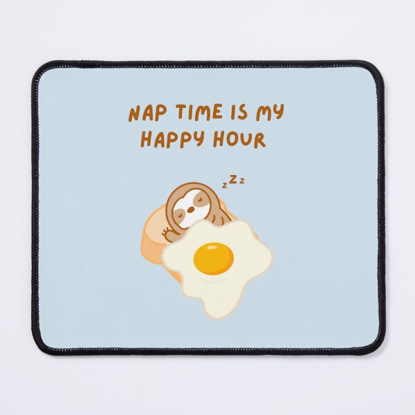Item preview, Nap Time is My Happy Hour Sloth designed and sold by theslothinme.