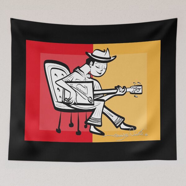 Item preview, Tio Guitars by Art In The Garage White Lines designed and sold by Art In The Garage.
