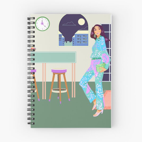 Item preview, Chic girl in her apartment designed and sold by andrasdesignssss.