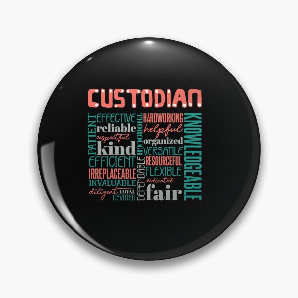 Item preview, CUSTODIAN JANITOR AND SCHOOL CUSTODIAN CLEANING designed and sold by sobriowslen.
