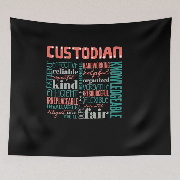 Item preview, CUSTODIAN JANITOR AND SCHOOL CUSTODIAN CLEANING designed and sold by sobriowslen.