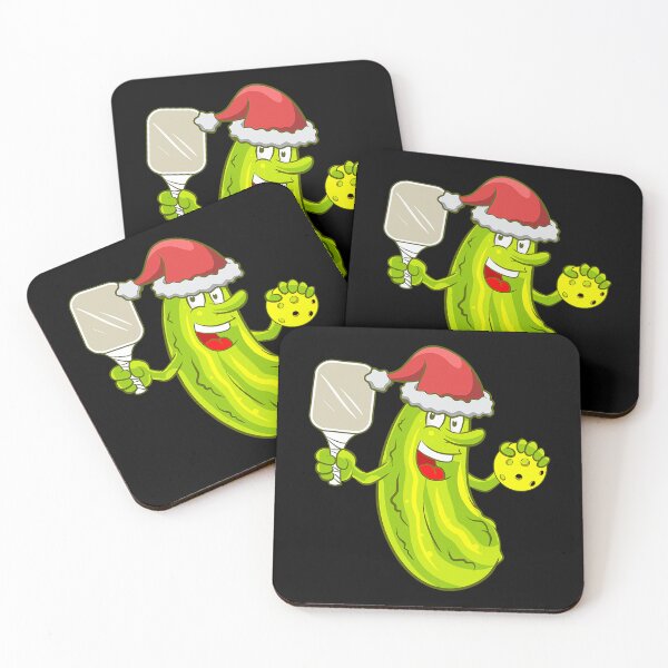 Item preview, Pickleball Pickle Santa Claus Sticker designed and sold by jennieloriu0.