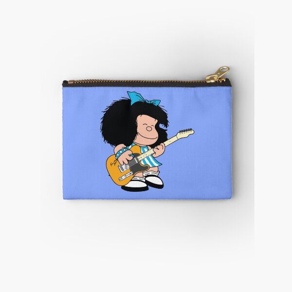 Item preview, mafalda quino playing guitar music  designed and sold by Bonobofy.