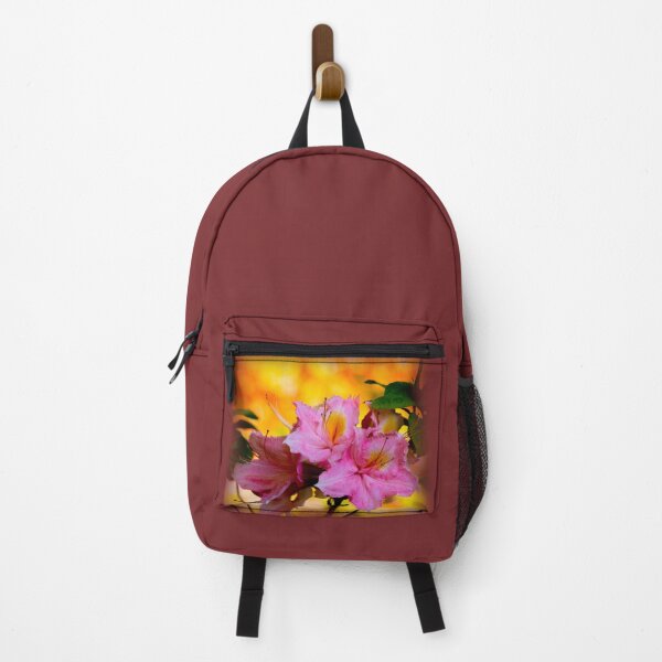 Item preview, Pink hibiscus against orange flowers designed and sold by indiafrankk.