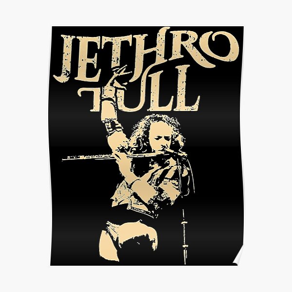 Jethro Tull Japan Promo Poster in 70's Ian Anderson PROG