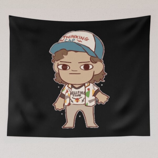 Item preview, Frog hat garf  Furb and garf 2.0 Mini Dustin Season 4  Sticker designed and sold by Welve36tea.