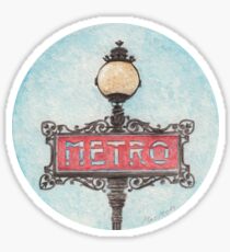 Metro - Paris Sticker