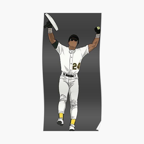 Rickey Henderson Stolen Base Poster for Sale by RatTrapTees