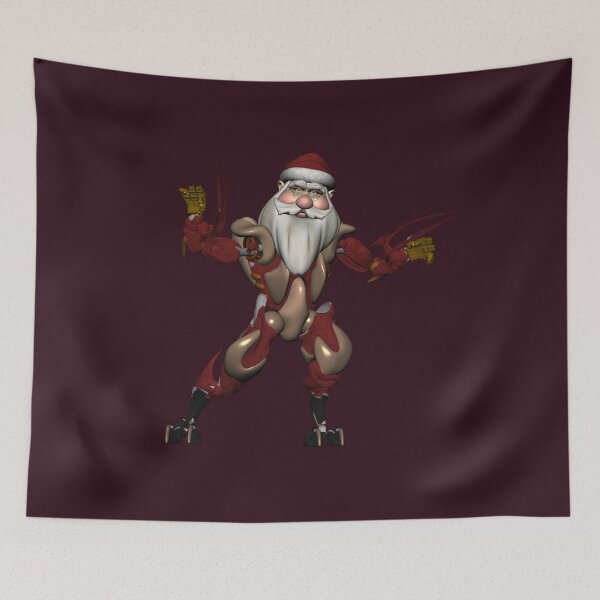 Item preview, Giant Robot Mech Tech Santa Claus designed and sold by Mythos57.