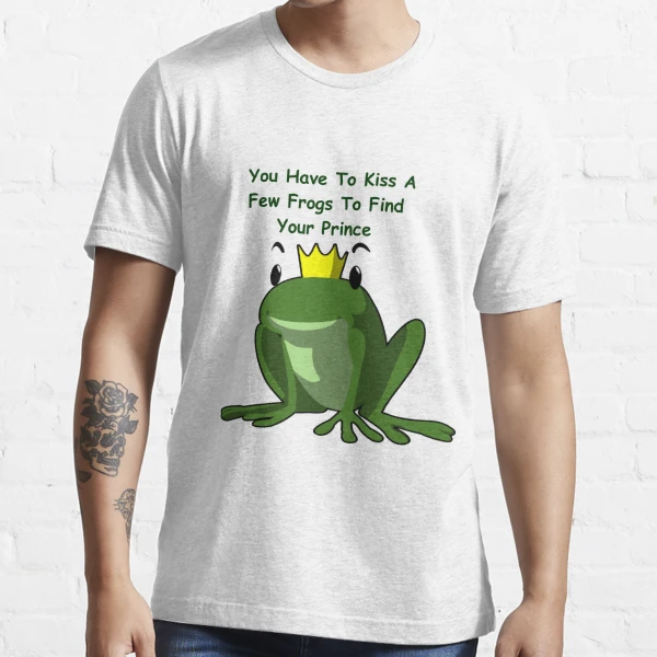 Kiss A Frog And Get A Prince Funny Frog Gift Kids T-Shirt by Thomas Larch -  Pixels