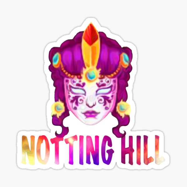 "Notting Hill Carnival" Sticker for Sale by KanokThai Redbubble