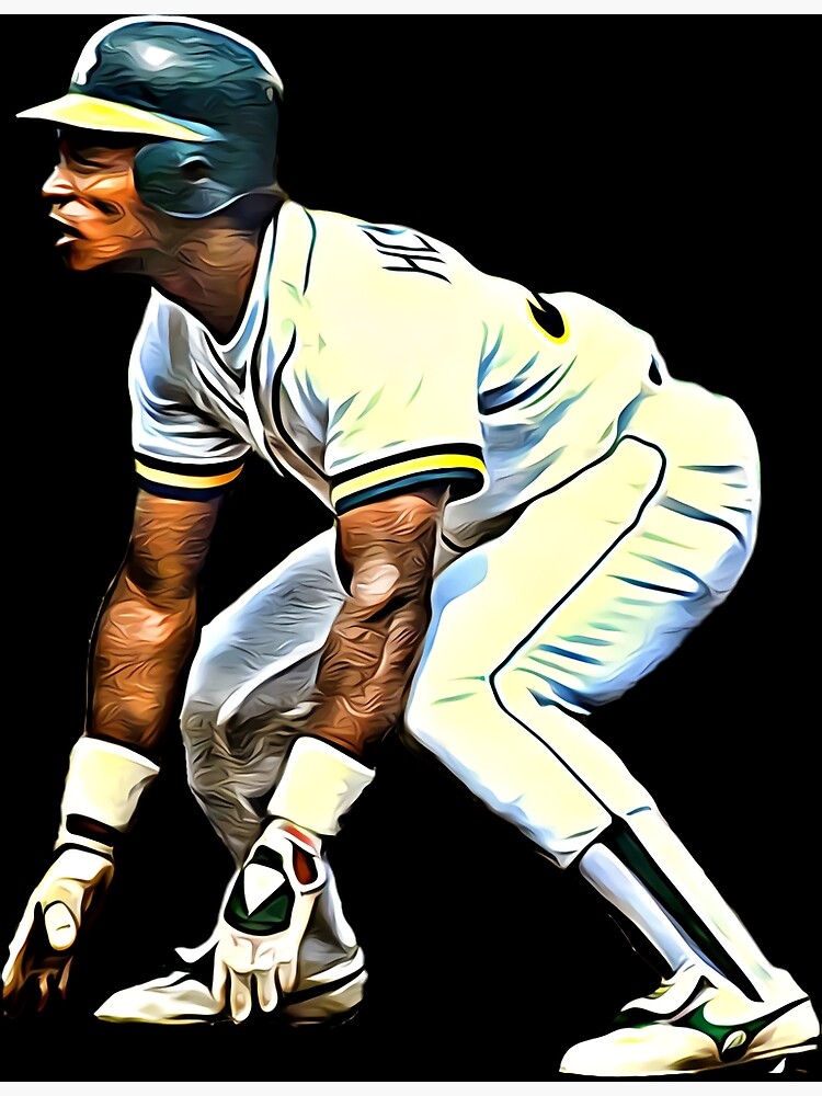 Rickey Henderson - Rickey Henderson Oakland Athletics - Posters and Art  Prints