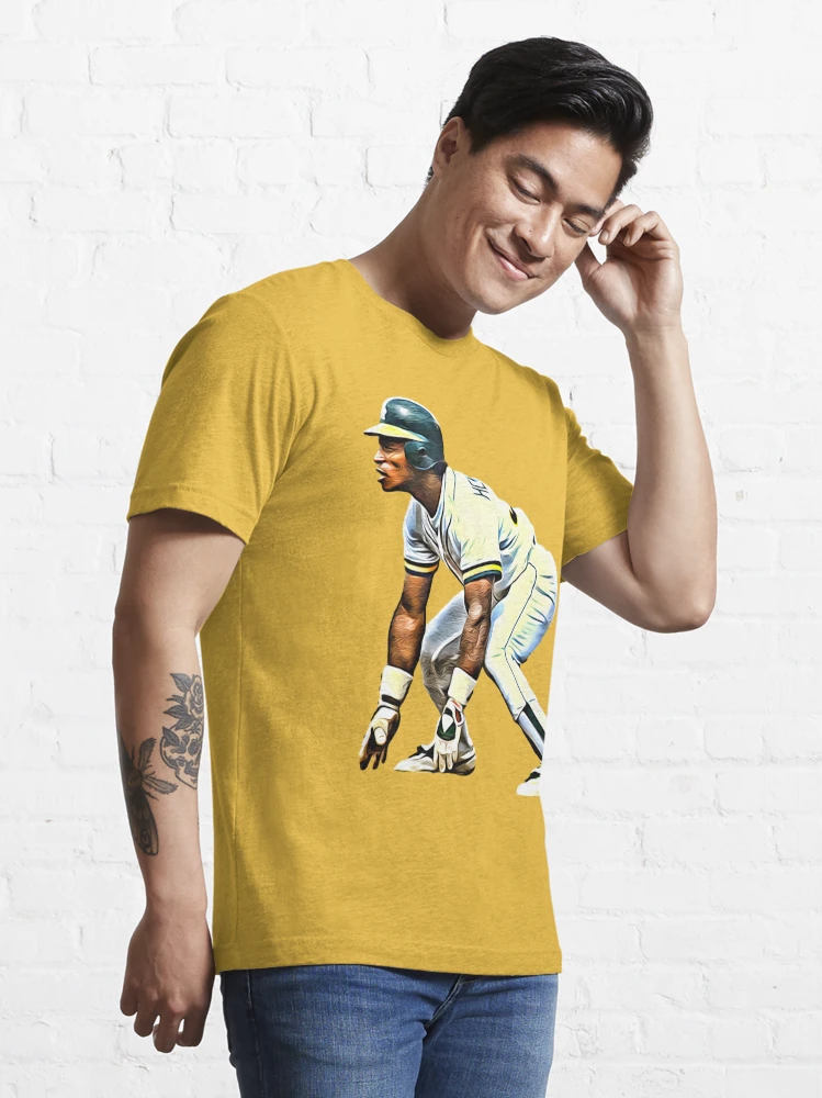Baseball Rickey Henderson Oakland's Man Of Steal/Gifts For Men & Women |  Active T-Shirt