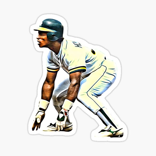 Rickey Henderson #24 Oakland Athletics White Home Player Jersey