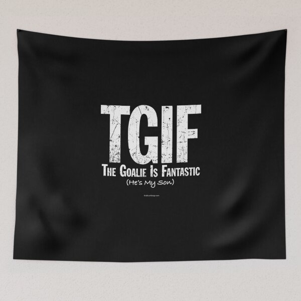Item preview, Tgif The Goalie Is Fantastic (Hockey Son) Classic T-Shirt designed and sold by jennieloriu0.