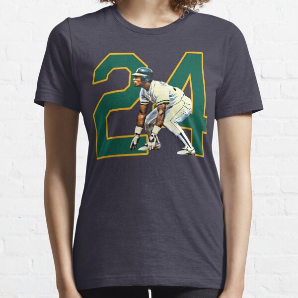 Oakland Athletics Ricky Henderson Throwback T Shirt