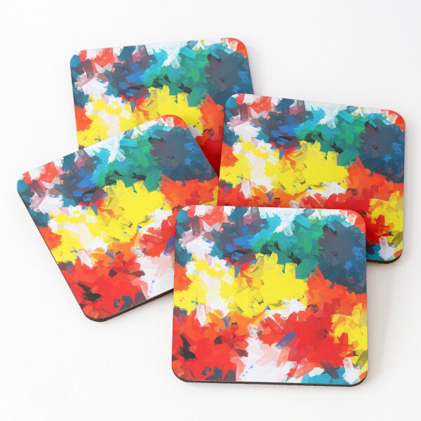Item preview, Rainbow Taste of Youth Abstract Painting designed and sold by nelloryn.