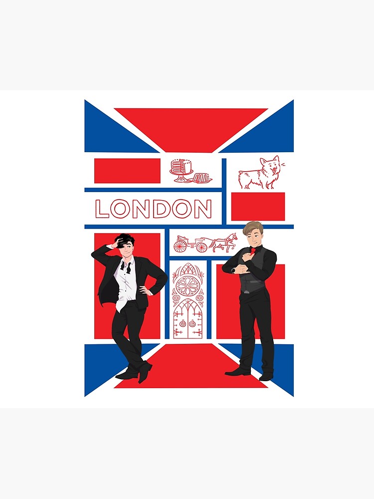 "Paint the Town Red White and Blue" Poster for Sale by estokescreative