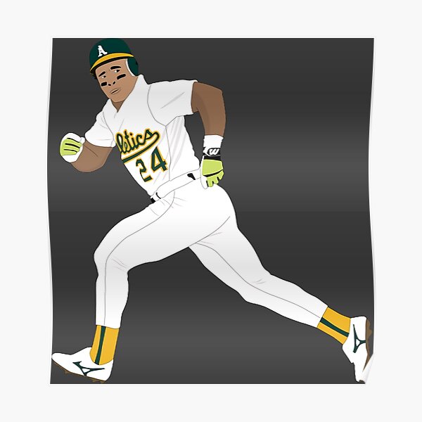 Rickey Henderson Stolen Base Poster for Sale by RatTrapTees