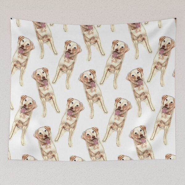 Item preview, Happy yellow Labrador  designed and sold by pjscribble.
