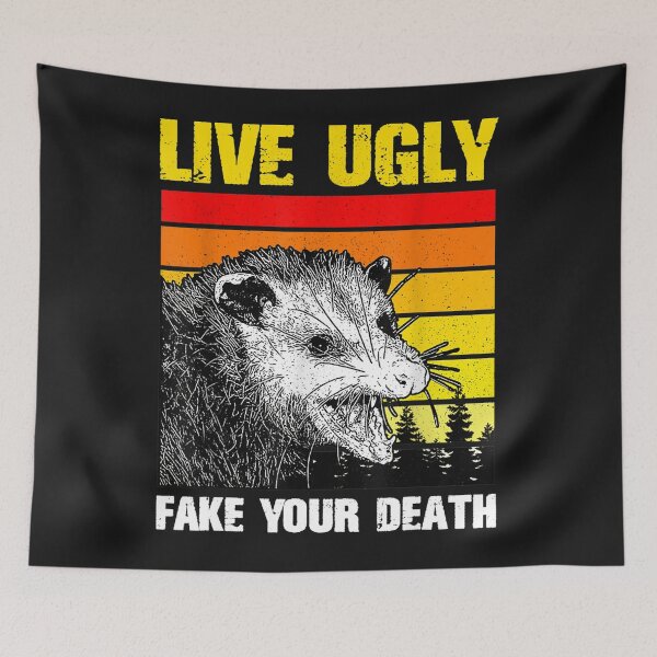 Item preview, Live Ugly Fake Your Death Opossum designed and sold by ZoraidaLandrua.