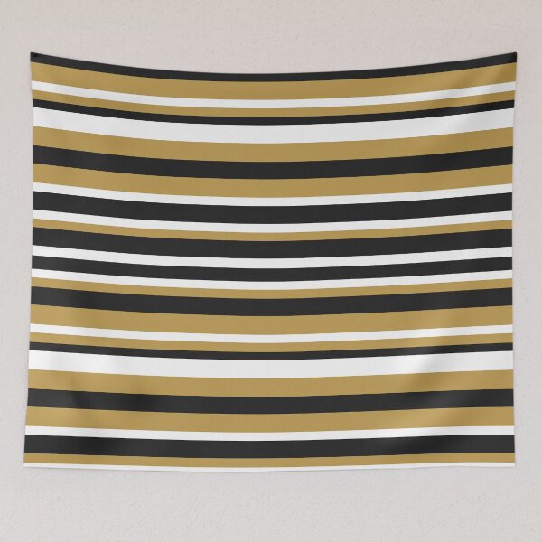 Item preview, Golden, Black and White Vintage Stripes  designed and sold by Gerson Ramos.