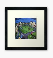 Surreal Suburbia Framed Print
