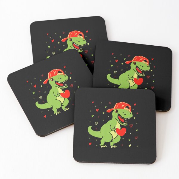 Item preview, FUNNY DINOSAUR HOLDING HEART VALENTINE DAY DINO LOVER designed and sold by sobriowslen.