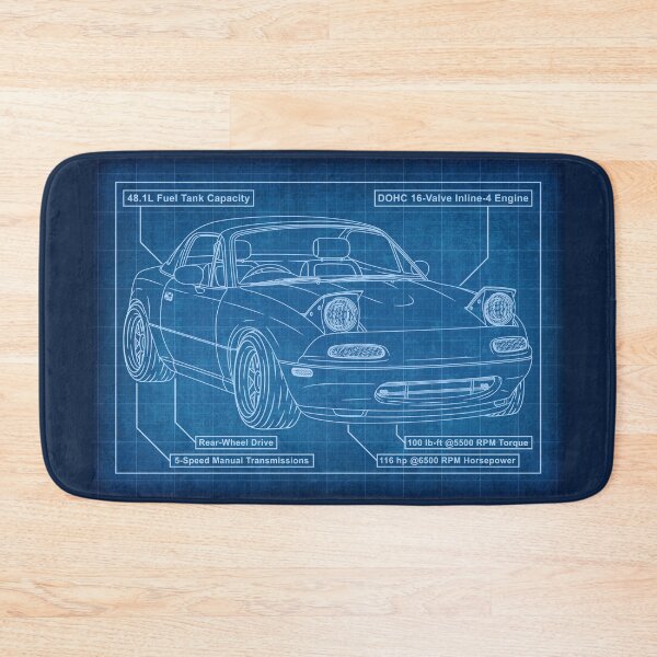 Item preview, Mazda MX-5 Miata 1990 Blueprint designed and sold by JDM Guyvit.