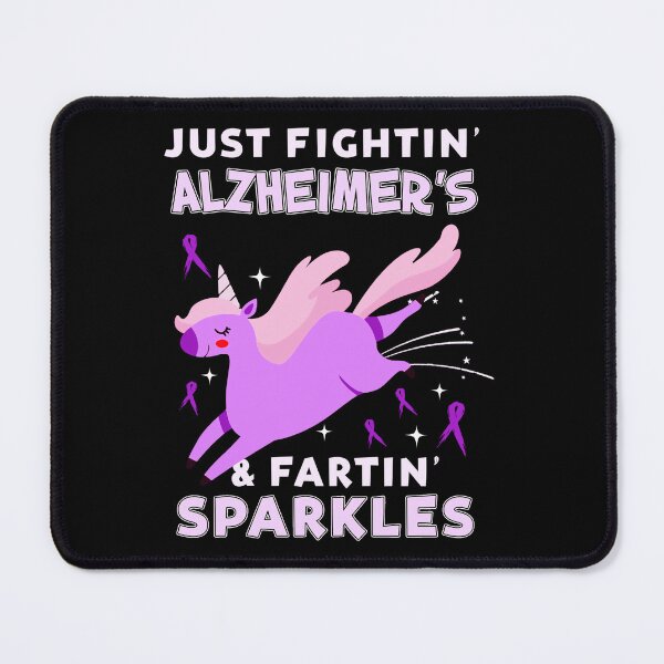 Item preview, Alzheimers Awareness Alzheimer�s funny unicorn farting sparkles designed and sold by OtiliaNikolaus.