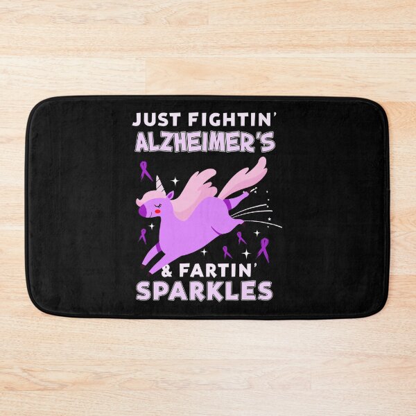 Item preview, Alzheimers Awareness Alzheimer�s funny unicorn farting sparkles designed and sold by OtiliaNikolaus.