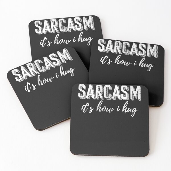 Item preview, Sarcasm Its How I Hug Smart Dark Humour Gift Funny Sarcasm designed and sold by ZoraidaLandrua.