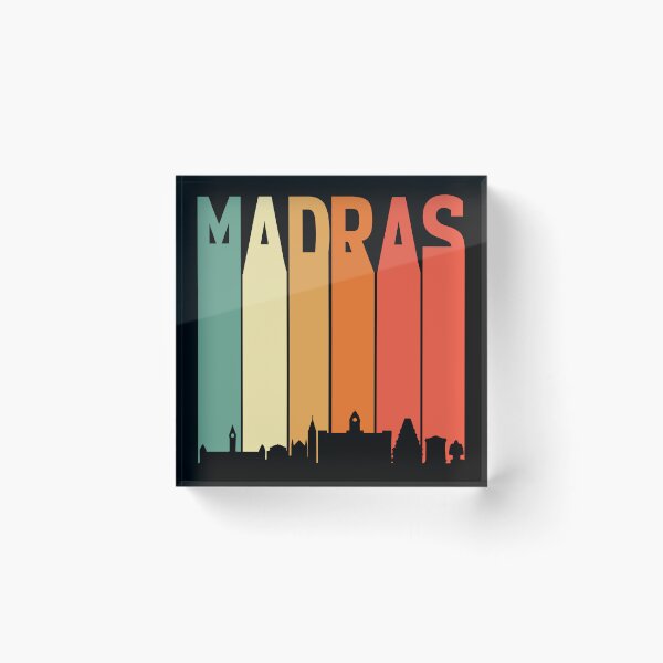Item preview, Madras Chennai Skyline Tamil Language Culture designed and sold by alltheprints.