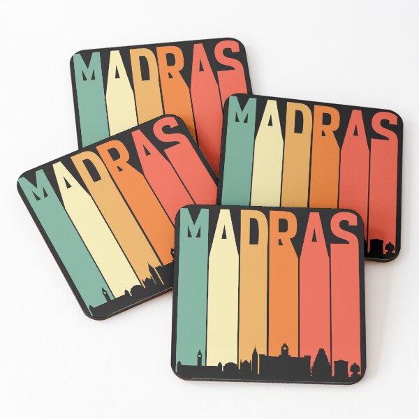 Item preview, Madras Chennai Skyline Tamil Language Culture designed and sold by alltheprints.