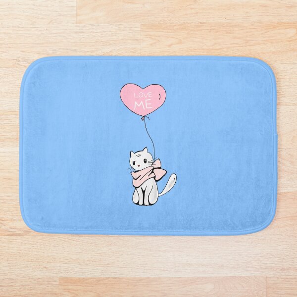 Item preview, cat with balloon designed and sold by MindFly.