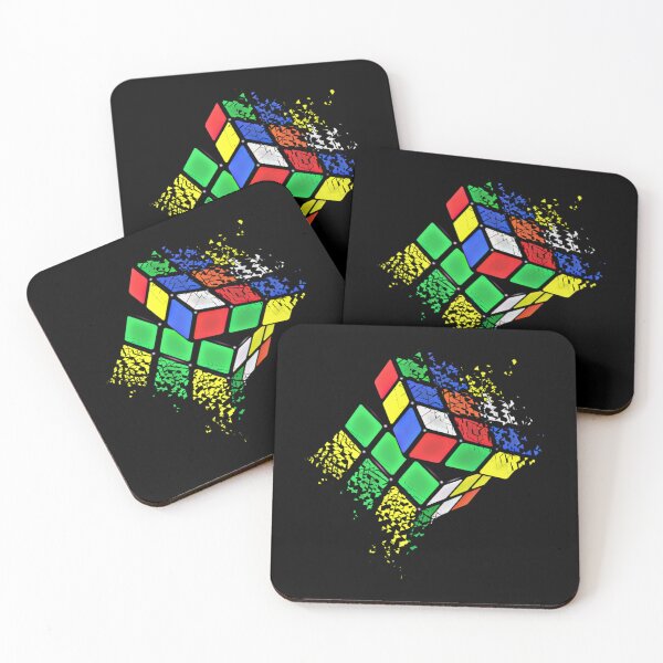 Aperçu de l'œuvre Rubik Cube Art brisé créée et vendue par Else Hills.