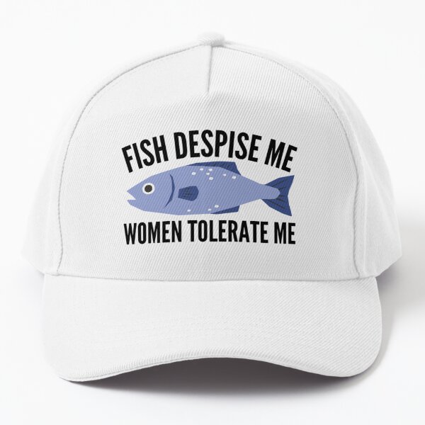 Funny Fishing Hat Fish Despise Me Women Tolerate Me Hat for Women Baseball Hat  Vintage Cap Black at  Women's Clothing store